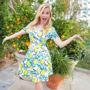 Draper James Lemon Orchard Love Circle dress